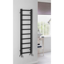 METRO LIGHT radiateur de salle de bain 300x1140 mm, noir mat