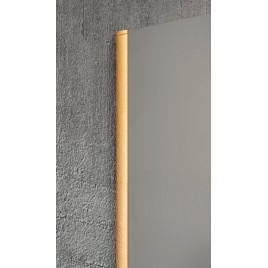 VARIO GOLD Walk-In Shower Enclosure, verre nordique, 800 mm