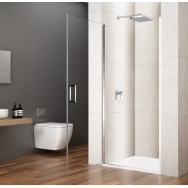 LORO Porte de douche 800 mm, verre clair