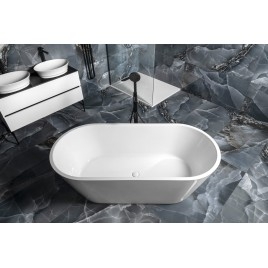 AZRA baignoire de haute qualité 170x80x58cm, blanc