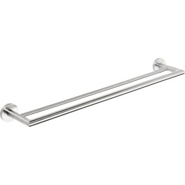 X-STEEL porte-serviettes double 600x125mm, acier inoxydable mat