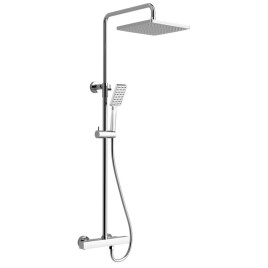 DARK douche thermostatic avec robinet de mélangeur, chrome