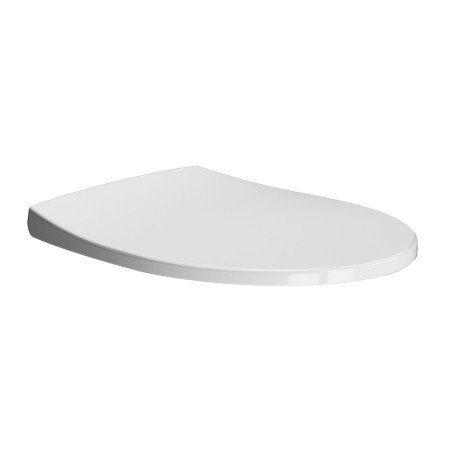 MODO Doux Siège de toilette fermé, Duroplastique, blanc/chrome