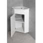 ZOJA Vanity Corner Unité 40,5x74x40,5cm, blanc