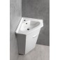 ZOJA Vanity Corner Unité 40,5x74x40,5cm, blanc