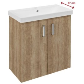 THEIA 2 Vanity Unité 66,3x70x35cm, chêne Alabama