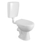 Fermer Toilettes jumelées, Bouton double flûte 4,5/6l, blanc