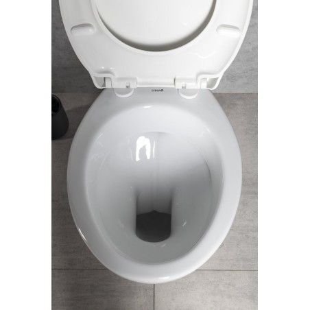 Fermer Toilettes jumelées, Dual Flush Plate 4,5/6l, blanc