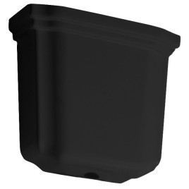 WALDORF Cisterne toilette de haut niveau, tapis noir