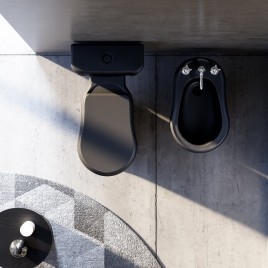 RETRO Bidet 38,5x60cm, noir mat