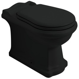 Pan 39x61cm, S-trap/P-trap, noir mat