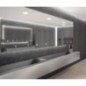 Armoire miroir BASIC 800 mm avec distributeur automatique de savon et séchoir à main