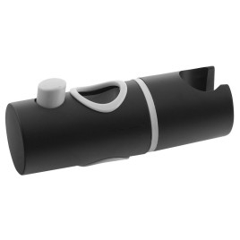 Diapositive de remplacement pour barre de douche 23mm, ABS/noir