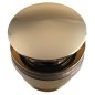 Nettoyage de lavabo 5/4", (H) 5-55mm, silencieux, grand bouchon/or