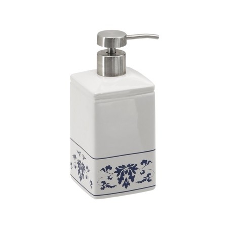 CIXI distributeur de savon gratuit, porcelaine, blanc/bleu