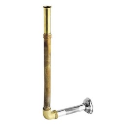 Pipe flexible en laiton pour mousse de bouton poussoir en béton (QK82051)