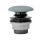 GSI Cliquer-Clack déchets de lavabo 5/4“, fiche céramique, ghiaccio mat