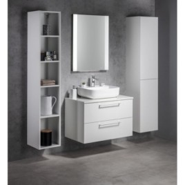Set de salle de bain CIRASA 81, blanc brillant