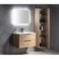 ESPACE Unité de rangement 35x172x32cm, 2x porte, gauche/droite / chêne Alabama bande