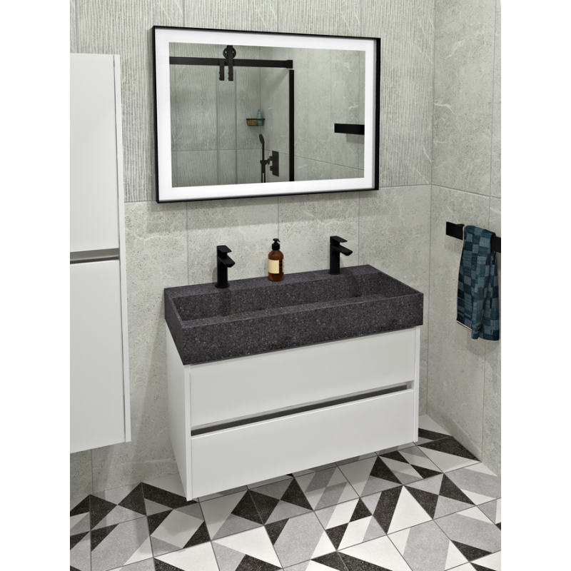 Salle de bain NIRONA 100, blanc