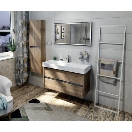 Salle de bain NIRONA 100, chêne Sherwood