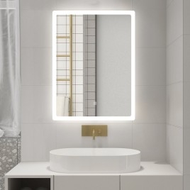 FAGO rétro-éclaireur LED 60x80cm, Senseur tactile, dimmable