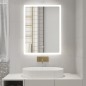 FAGO rétro-éclaireur LED 60x80cm, Senseur tactile, dimmable