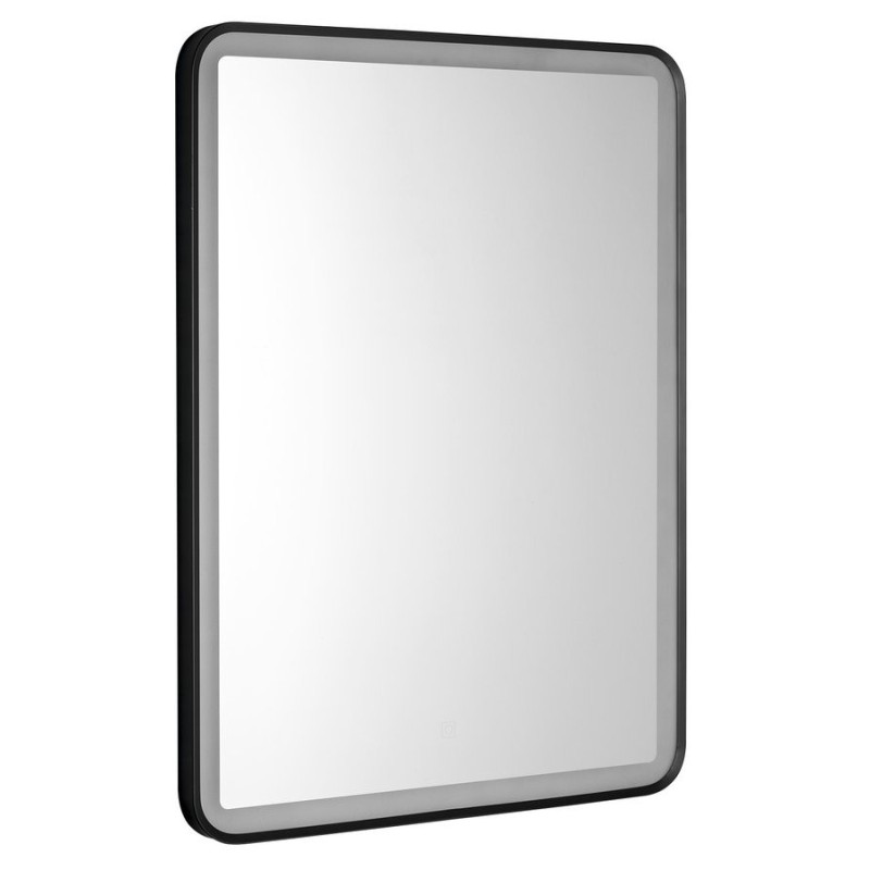 SWIDA LED-Mirror 60x80cm, Touch Sensor, dimmable, noir mat