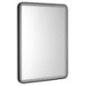 SWIDA LED-Mirror 60x80cm, Touch Sensor, dimmable, noir mat