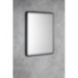 SWIDA LED-Mirror 60x80cm, Touch Sensor, dimmable, noir mat