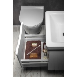 Salle de bain ELLA 40, 1x porte, gauche, blanc