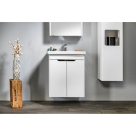 Salle de bain ELLA 60, 2x portes, blanc