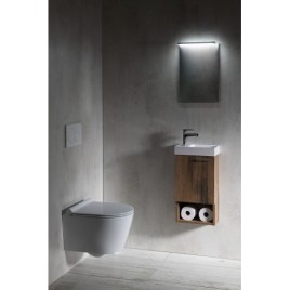 Salle de bain LATUS XI 30,5, bois de chêne