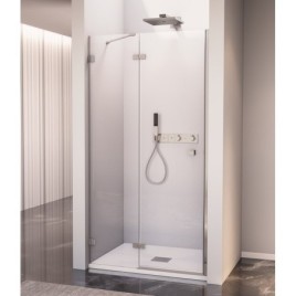 FORTIS EDGE Porte de douche Alcove 1100mm, verre clair/gauche