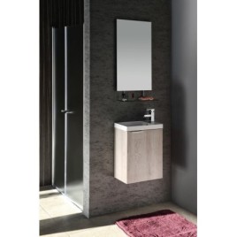 Salle de bain LATUS X 40, chêne mocca