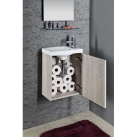 Salle de bain LATUS X 40, chêne mocca