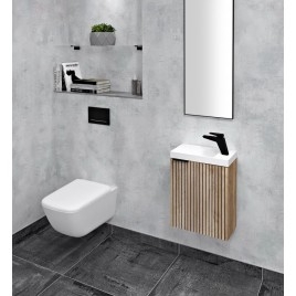 Salle de bain LATUS X 40, bande de chêne Alabama