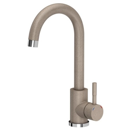 Robinet de cuisine, granit beige
