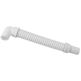 Tuyau flexible, L-100 cm, coude 40/40 mm