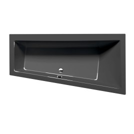 ANDRA R Bain asymétrique 170x90x45cm, gris