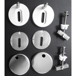 Fixation des charnières de toilette