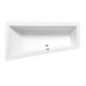 ANDRA L Asymmetric Bath 180x90x45cm, White Matt