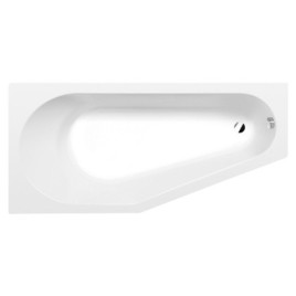 TIGRA L Bain Asymétrique 170x80x46cm, White Matt