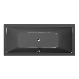 KRYSTA Bain rectangulaire 180x80x39cm, gris