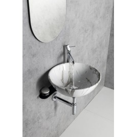 TETRIS Basin Holder, Deck-Mounted Tapez à droite, noir mat