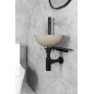 TETRIS Cloakroom Basin Holder, for Deck-Mounted Tap, black mat