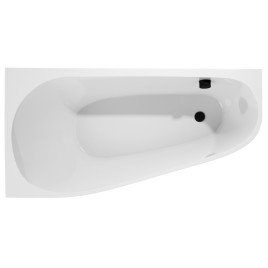 PROJEKTA L MONOLITH Corner Bath 156x77x60cm, blanc