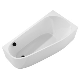 PROJEKTA R MONOLITH Corner Bath 156x77x60cm, blanc