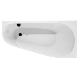 PROJEKTA R MONOLITH Corner Bath 156x77x60cm, blanc