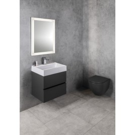 Unité de vanité ODETTA 57x50x43,5cm, mat anthracite